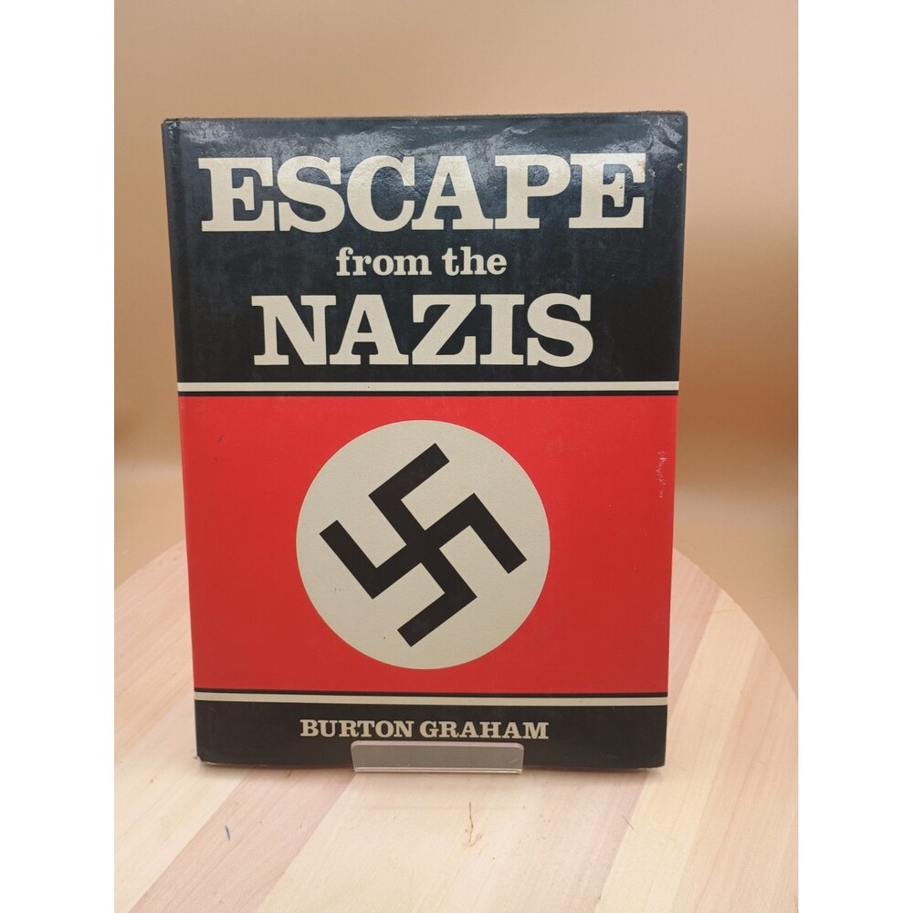 Escape from the Nazis by Burton Graham - HC 1975 Illustrated Castle books